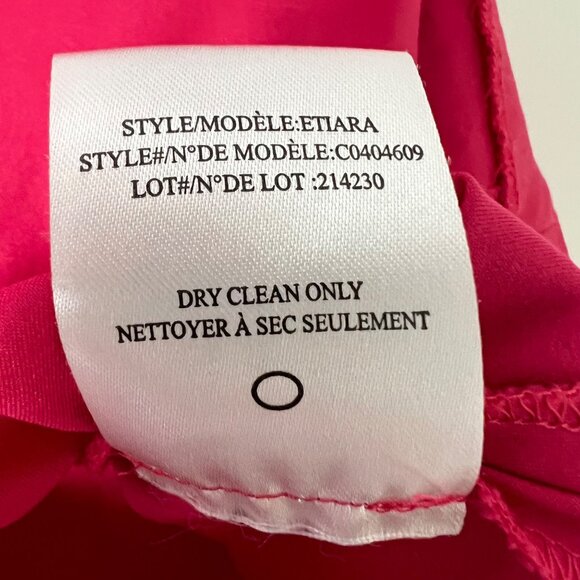 Theory Womens Etiara Impeccable Pink Sleeveless Dress A Line Pockets size 2 - Picture 10 of 11